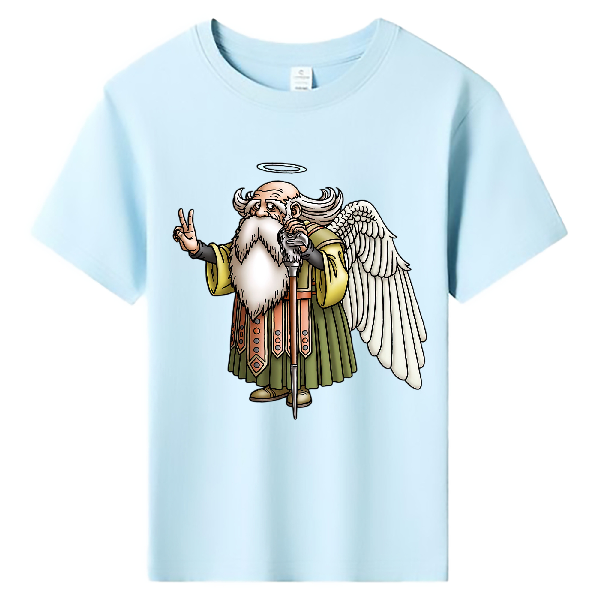 （画像用） ドラゴンクエスト Doragon Kuesuto Dragon Quest 綿100％キッズTシャツ（フロントプリント）